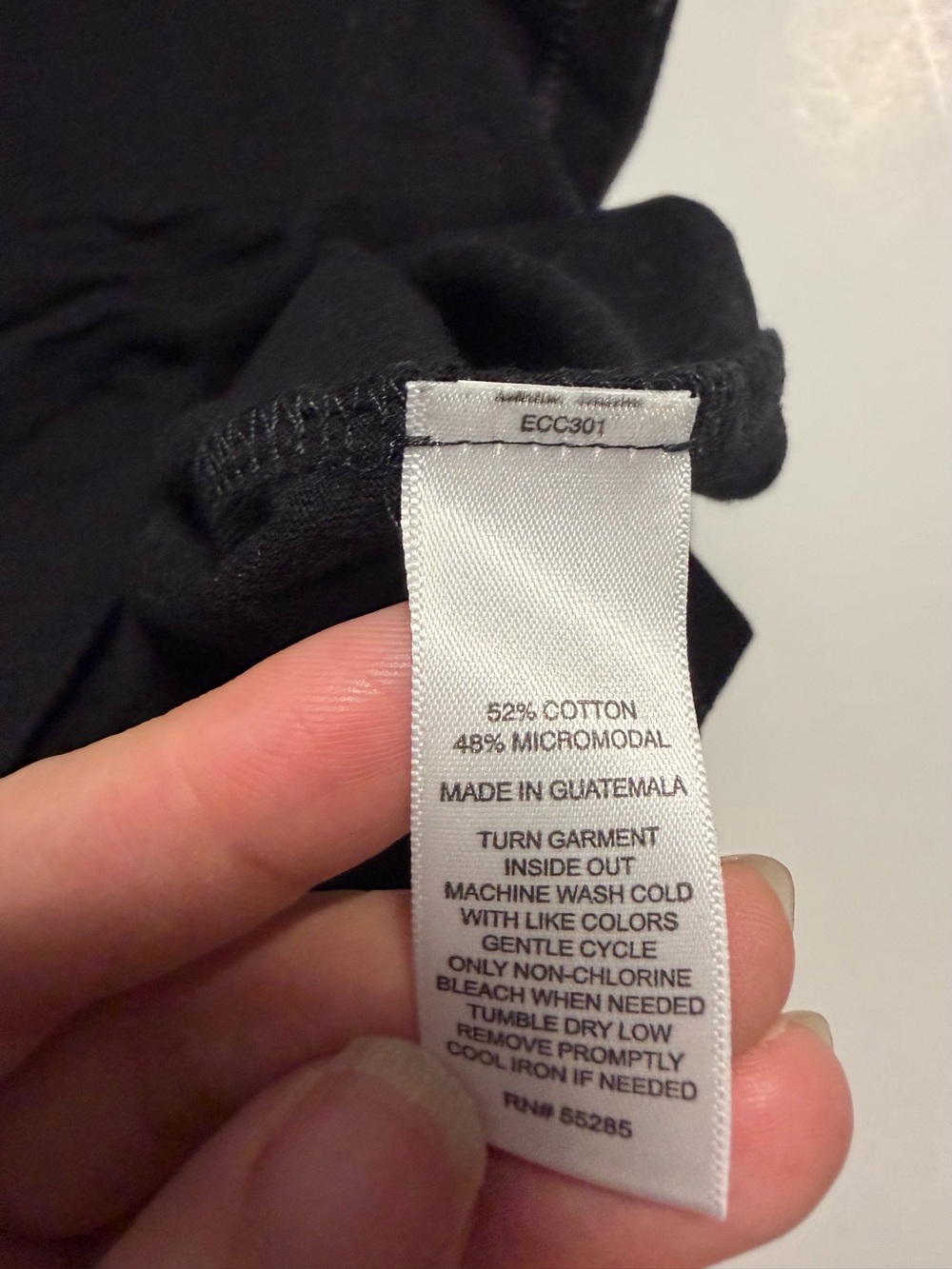 Express “I Always Wear Black” Graphic Fitted T-Shirt XS - Picture 6 of 6